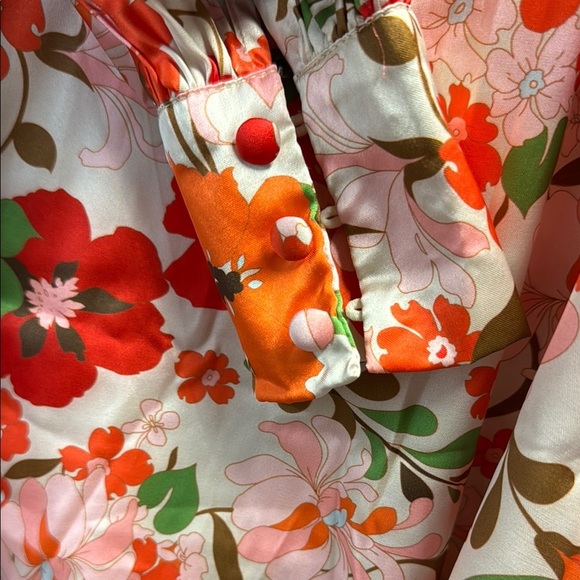 Petal + Pup Tanaya Puff Sleeve Skater Skirt Mini Dress - Picture 5 of 8